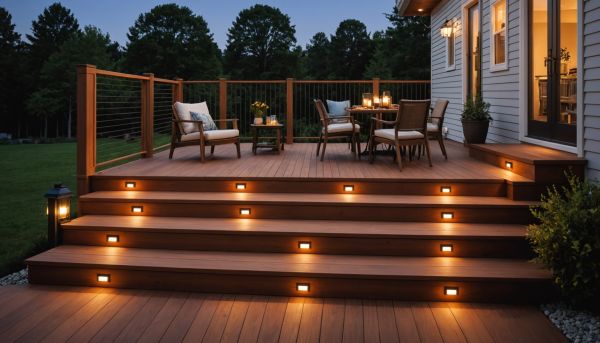 Les luminaires solaires parfaits pour le platelage