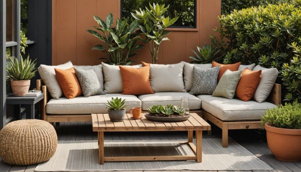 Quels coussins extérieurs choisir pour un coin lounge ?